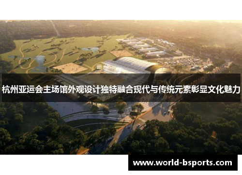 杭州亚运会主场馆外观设计独特融合现代与传统元素彰显文化魅力
